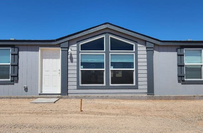 Cavco west edge  elevation and exterior home features