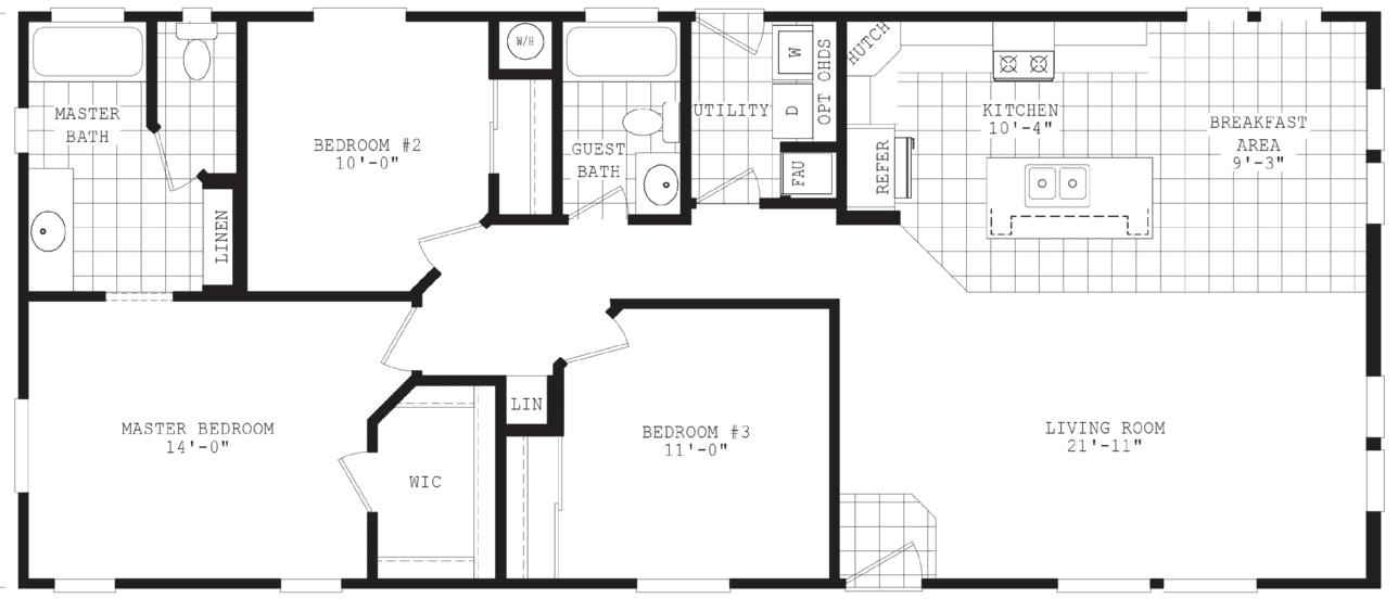 Sierra value 24563a floor plan home features