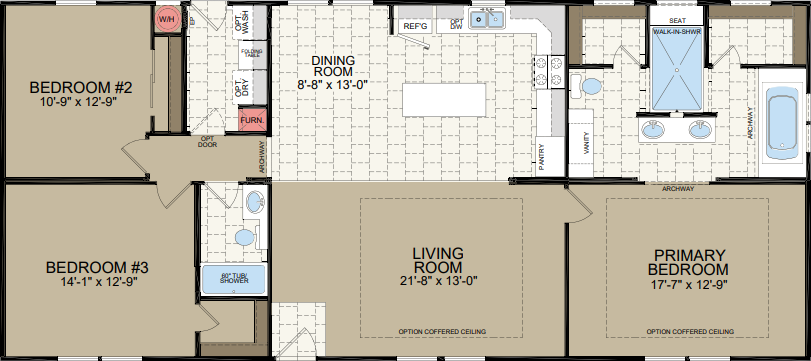 Af2860e floor plan home features