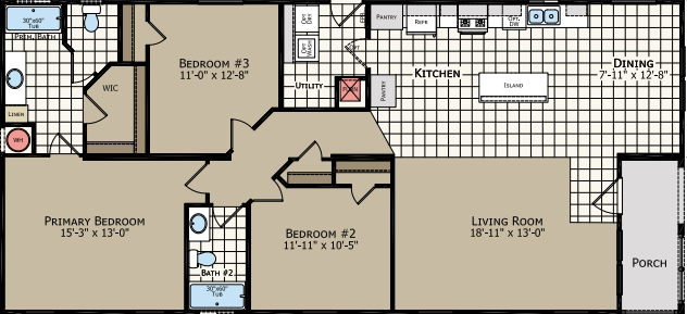 Af2858 floor plan home features