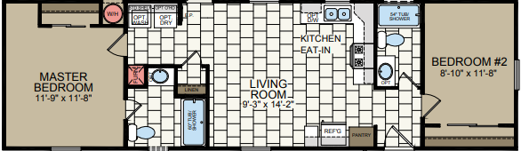 Sunrise sr1652 floor plan home features