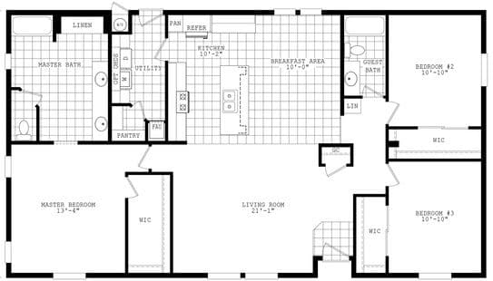 Santa fe ii 32563a floor plan home features