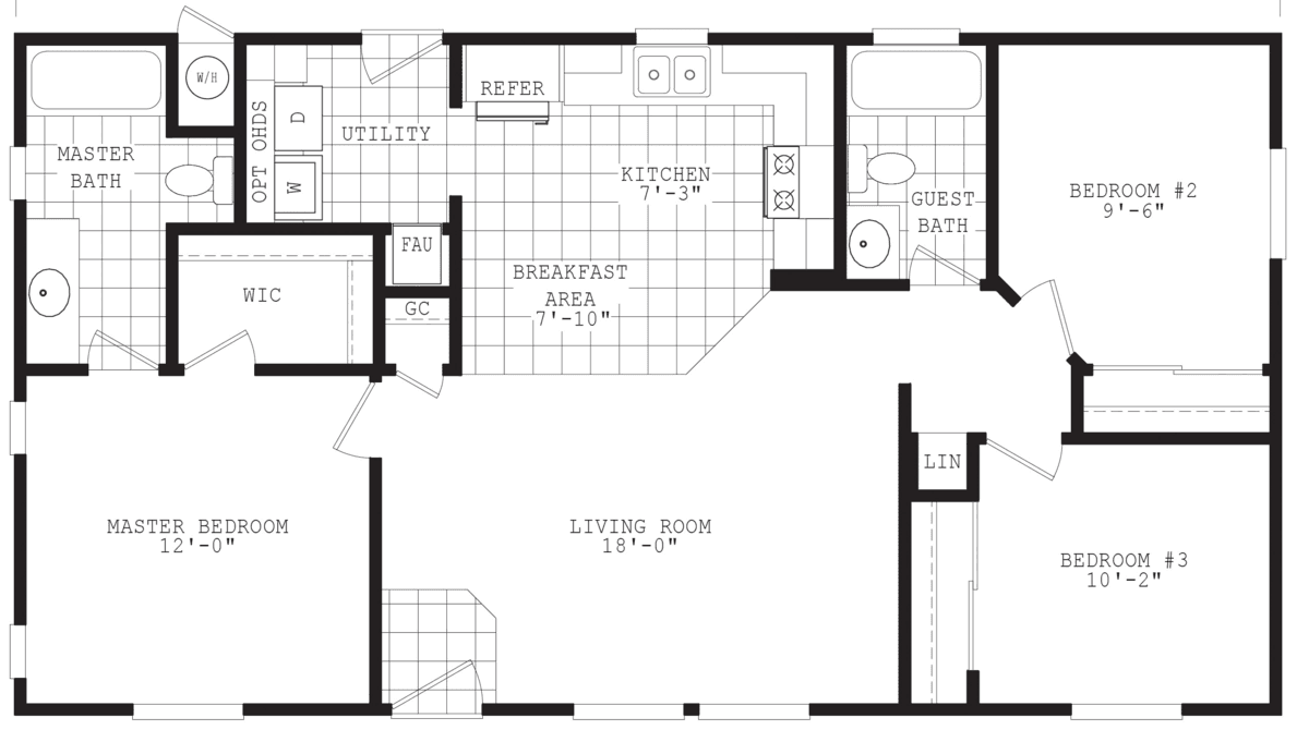 Sierra value 24443b floor plan home features