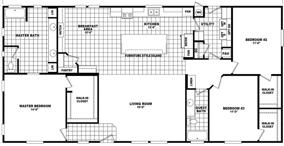 Mountain ridge 32643a floor plan home features