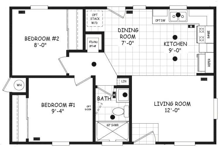 Edge 20302a floor plan home features