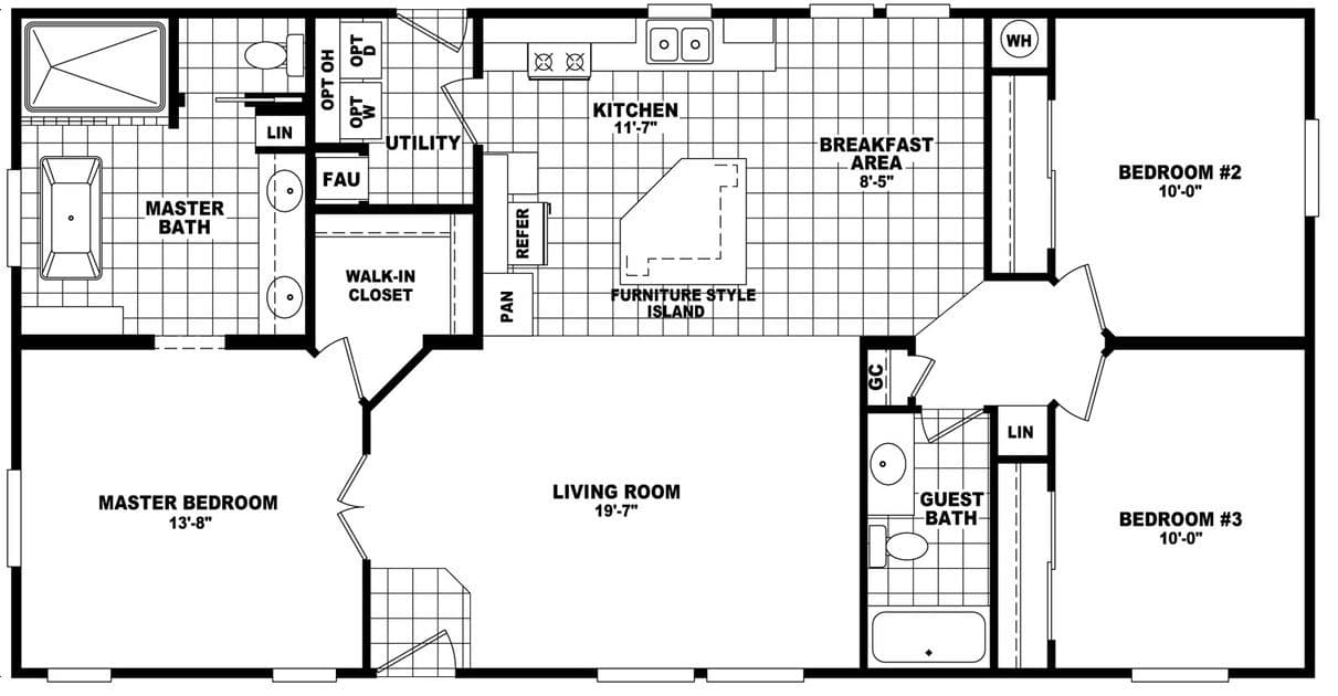 Desert ridge 28523a floor plan home features