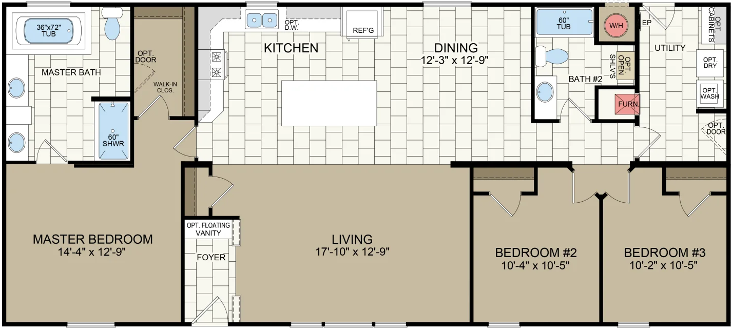 Af2860cd floor plan home features