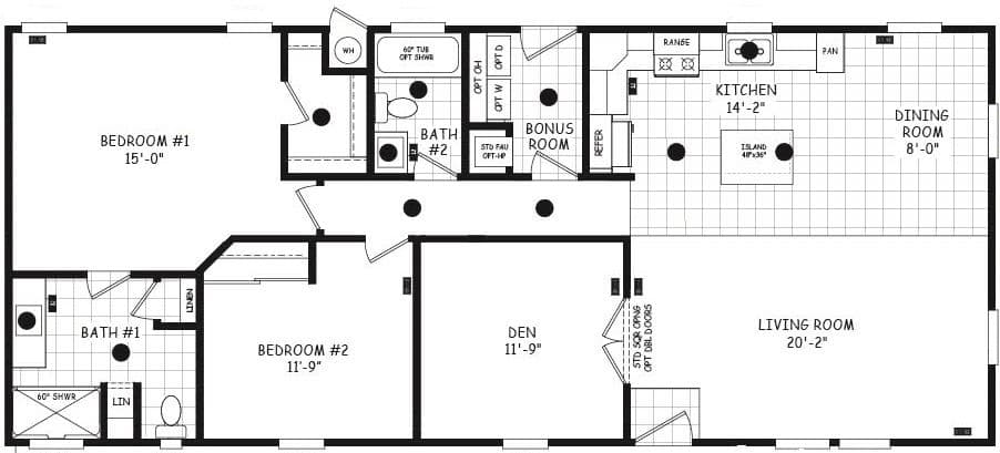 Edge 24562a floor plan home features