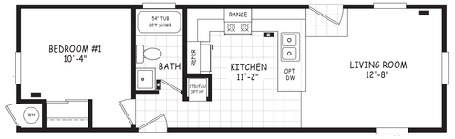 Encore 12401a floor plan home features