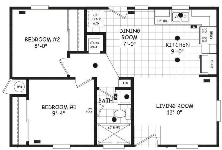 Cavco west edge  floor plan home features