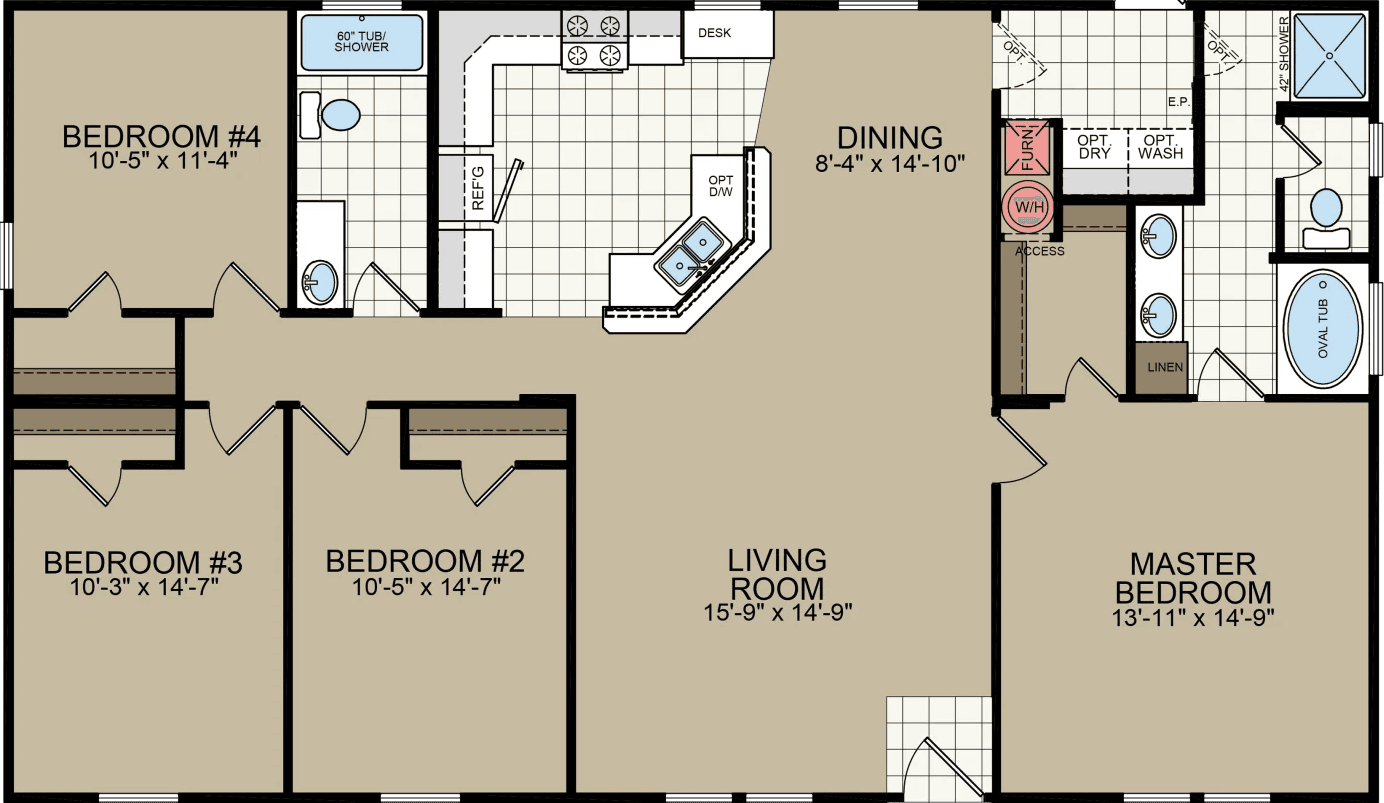 Sr3252 floor plan home features
