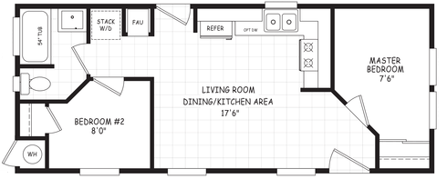 Encore 14332a floor plan home features