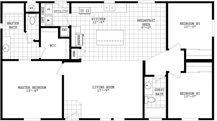 Limited series 28483a floor plan home features