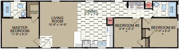 Sunrise sr1656 floor plan home features