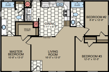 Sunrise sr2840 floor plan home features