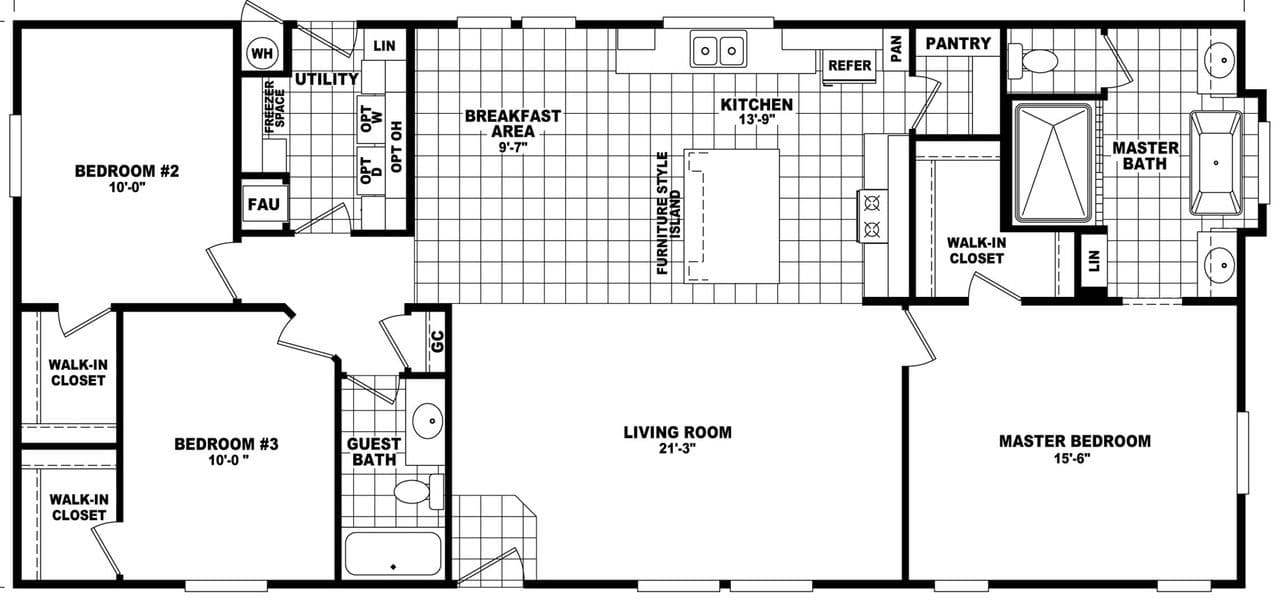 Desert ridge 28583a floor plan home features