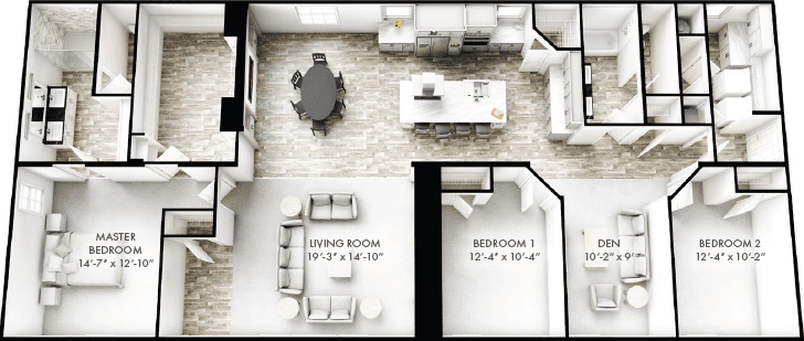 Odyssey 68xl floor plan home features