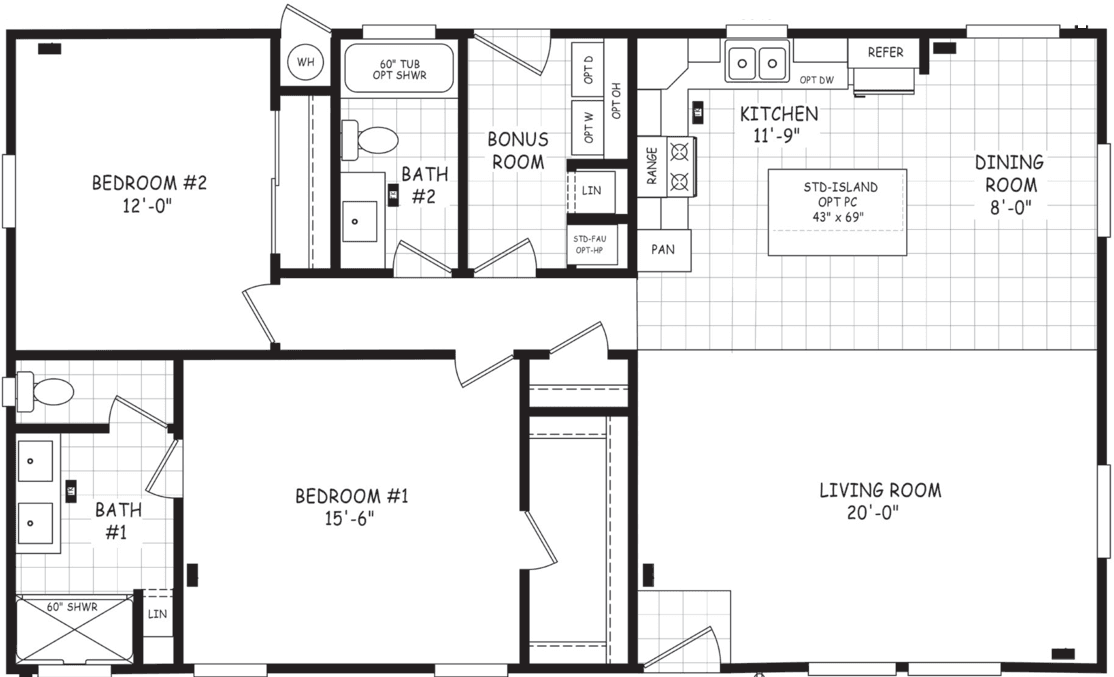 Edge 28482a floor plan home features