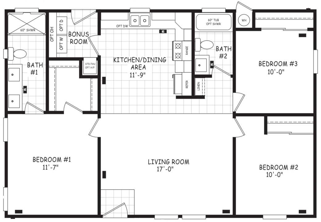 Edge 28403a floor plan home features